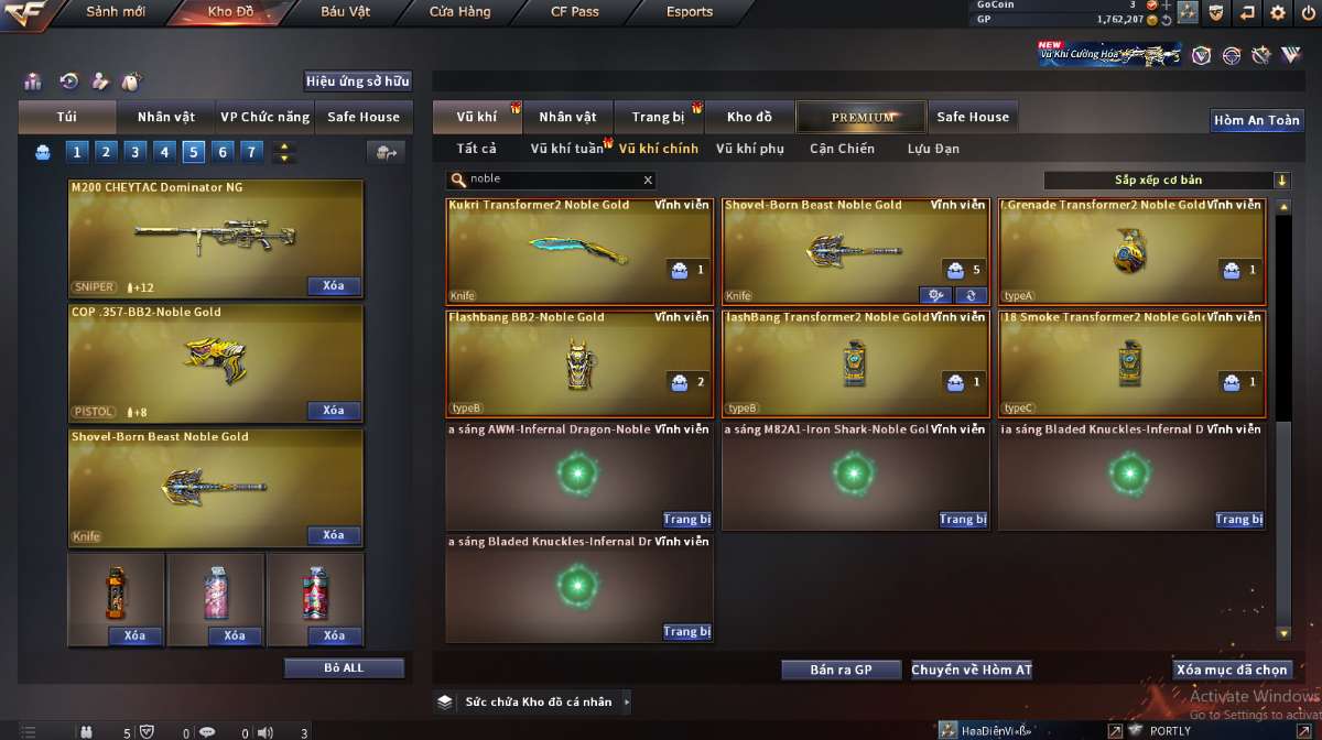 shop acc cf uy tin gia re